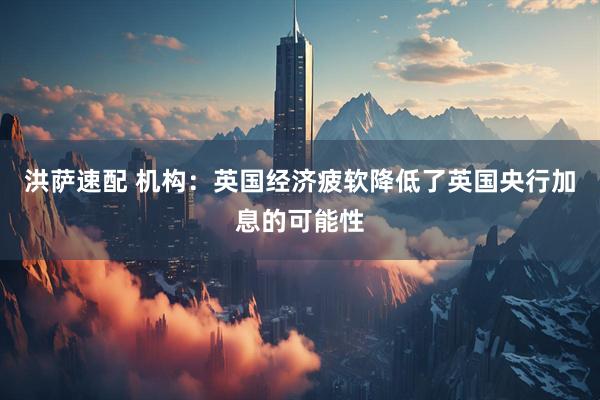 洪萨速配 机构：英国经济疲软降低了英国央行加息的可能性